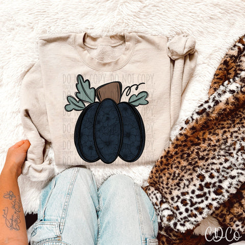 Navy Pumpkin  - 7505 DTF