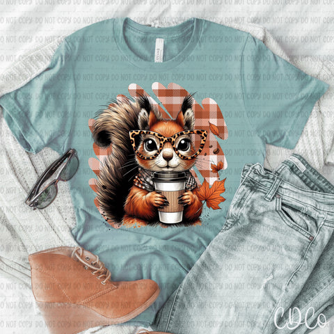 Fall Squirrel 7269 DTF