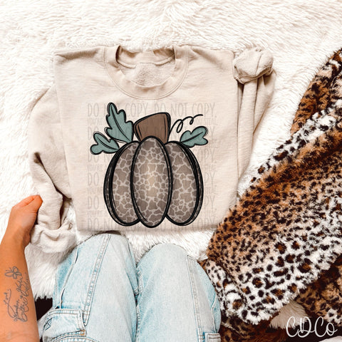 Cowprint Pumpkin  - 7507 DTF