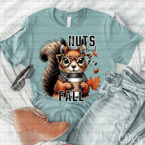 Nuts About Fall Plain 7277 DTF