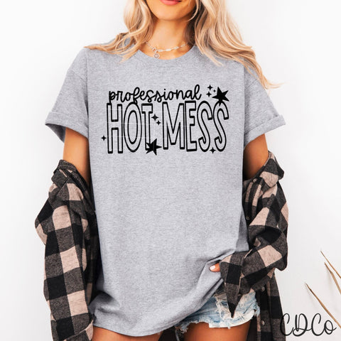 Professional Hot Mess / Black - 7587 DTF