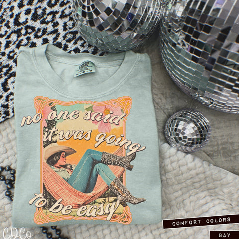 No One Said it Was Going To Be Easy - 7637 DTF