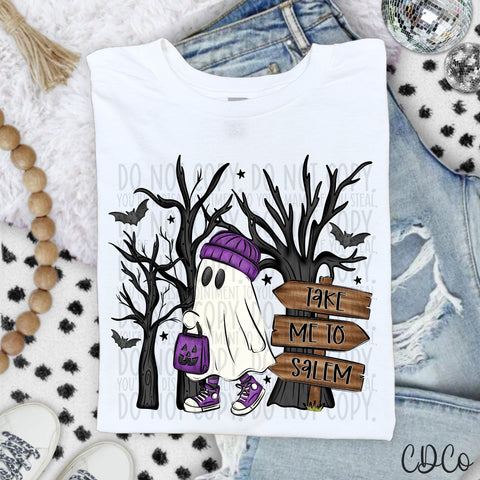 Take Me To Salem / Purple - 7500 DTF
