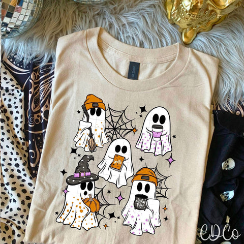 Halloween Ghosts Collage 7596 DTF