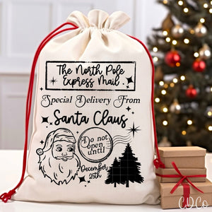 The North Pole Express Mail Santa Tree - 7547 DTF