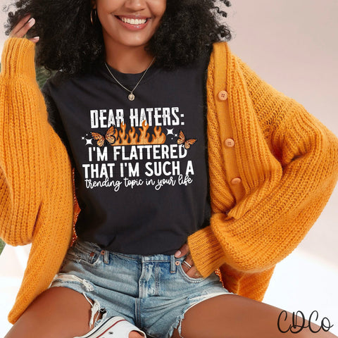 Dear Haters / White - 7563 DTF