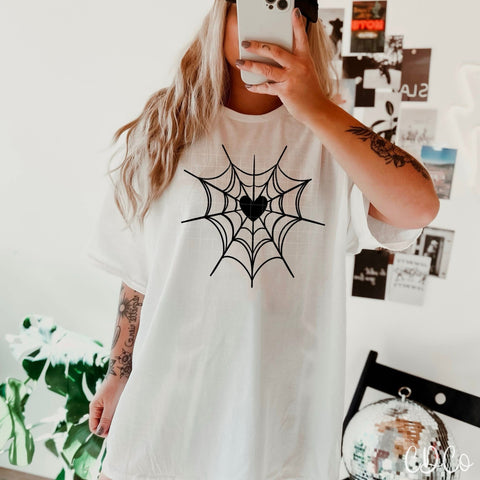 Spider Web / Black - 7550 DTF