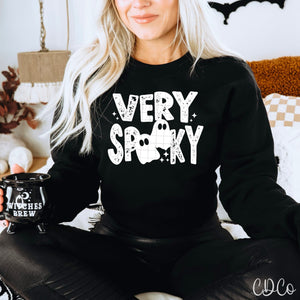 Very Spooky / White - 7556 DTF