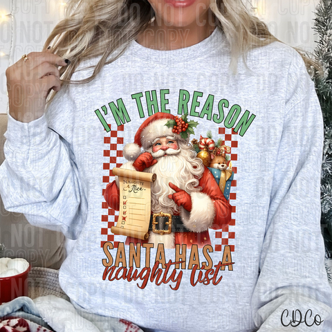 I'm the Reason Santa Has a Naughty List DTF