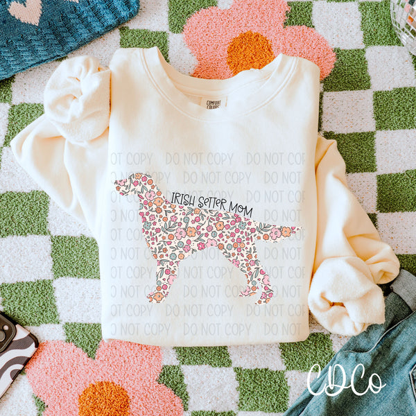 Dog Mom Floral 5 of 6 DTF