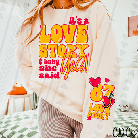 It's a Love Story w/Sleeve 87 TS 10005  DTF