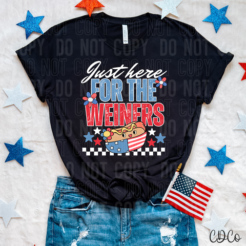 Just Here For The Weiners 6049 DTF