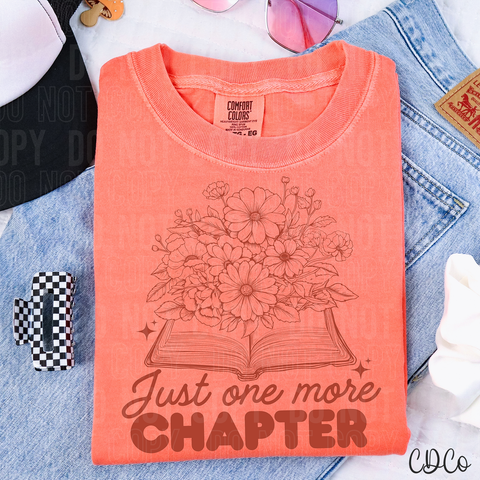 Just One More Chapter Burnt Orange/Rust 3890 DTF