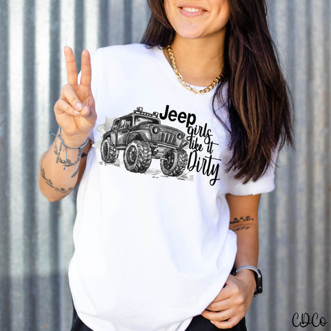 Jp Girls Like It Dirty DTF