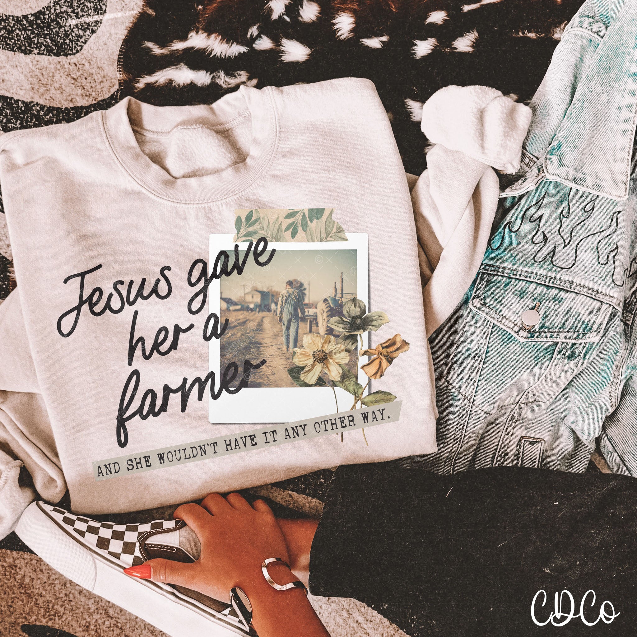 Jesus Gave Her a Farmer 5152 DTF