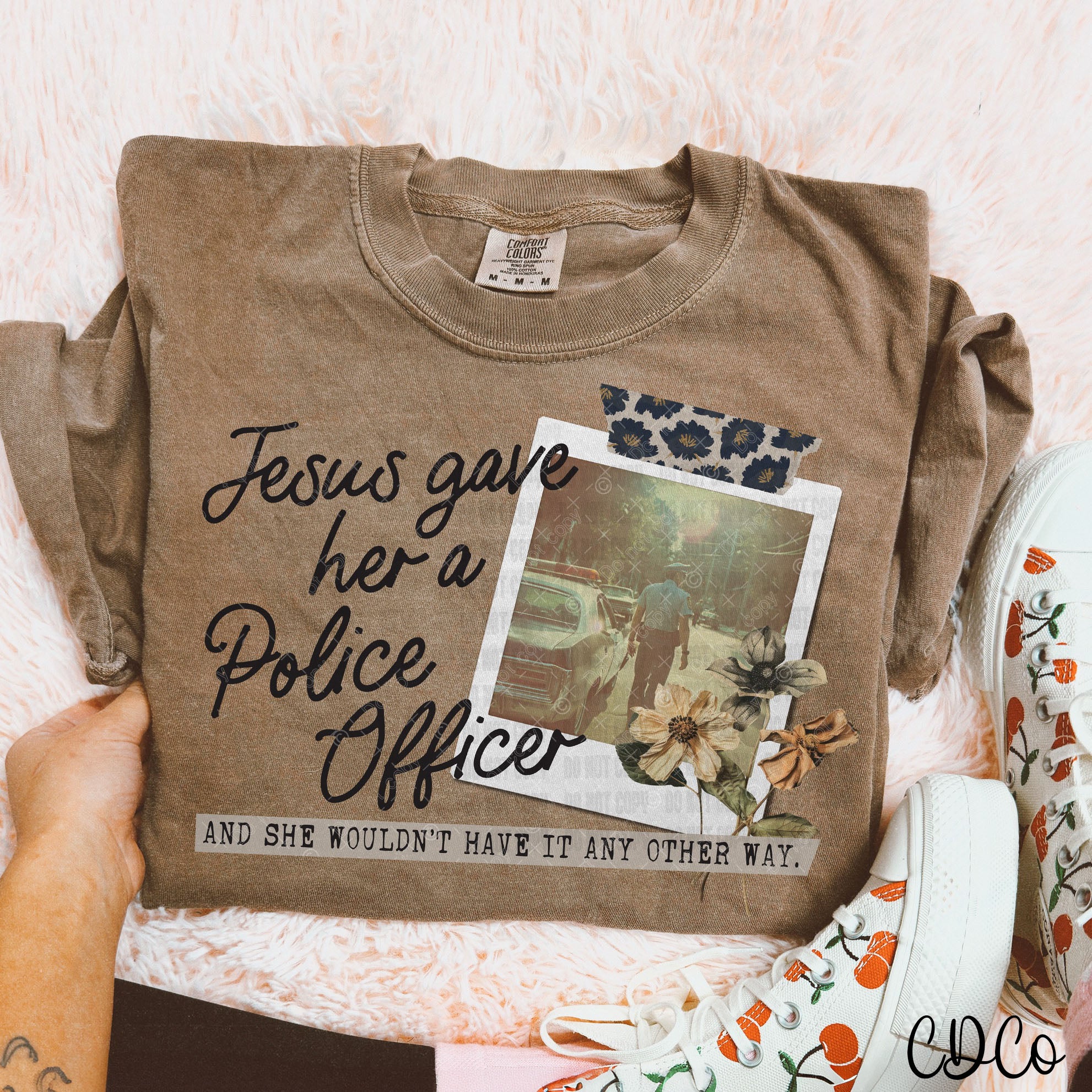 Jesus Gave Her a Police Officer 5139 DTF