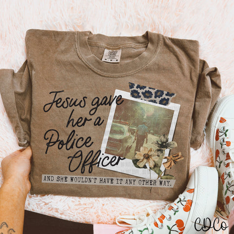 Jesus Gave Her a Police Officer 5139 DTF