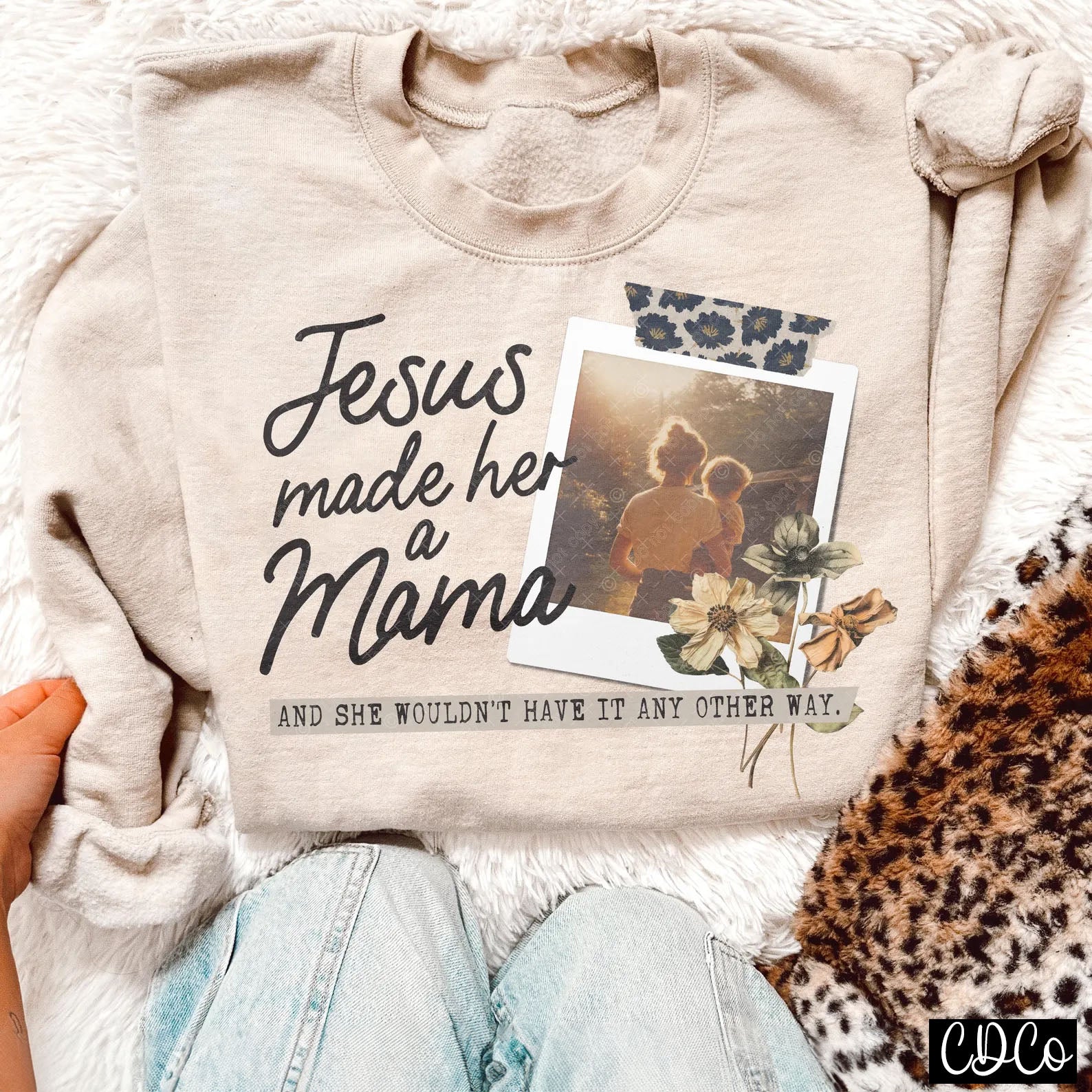 Jesus Made Her a Mama 5146 DTF