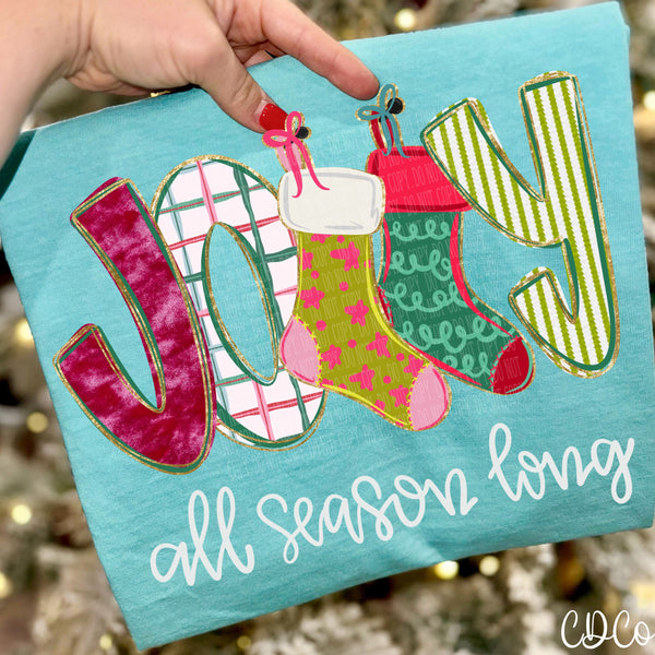 Jolly Word Stockings (2 options) DTF