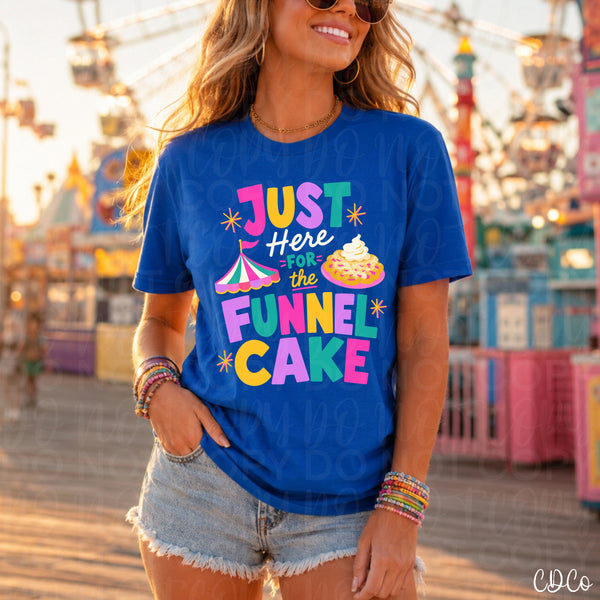 Just Here For the Funnel Cake DTF - Chase Design Co.