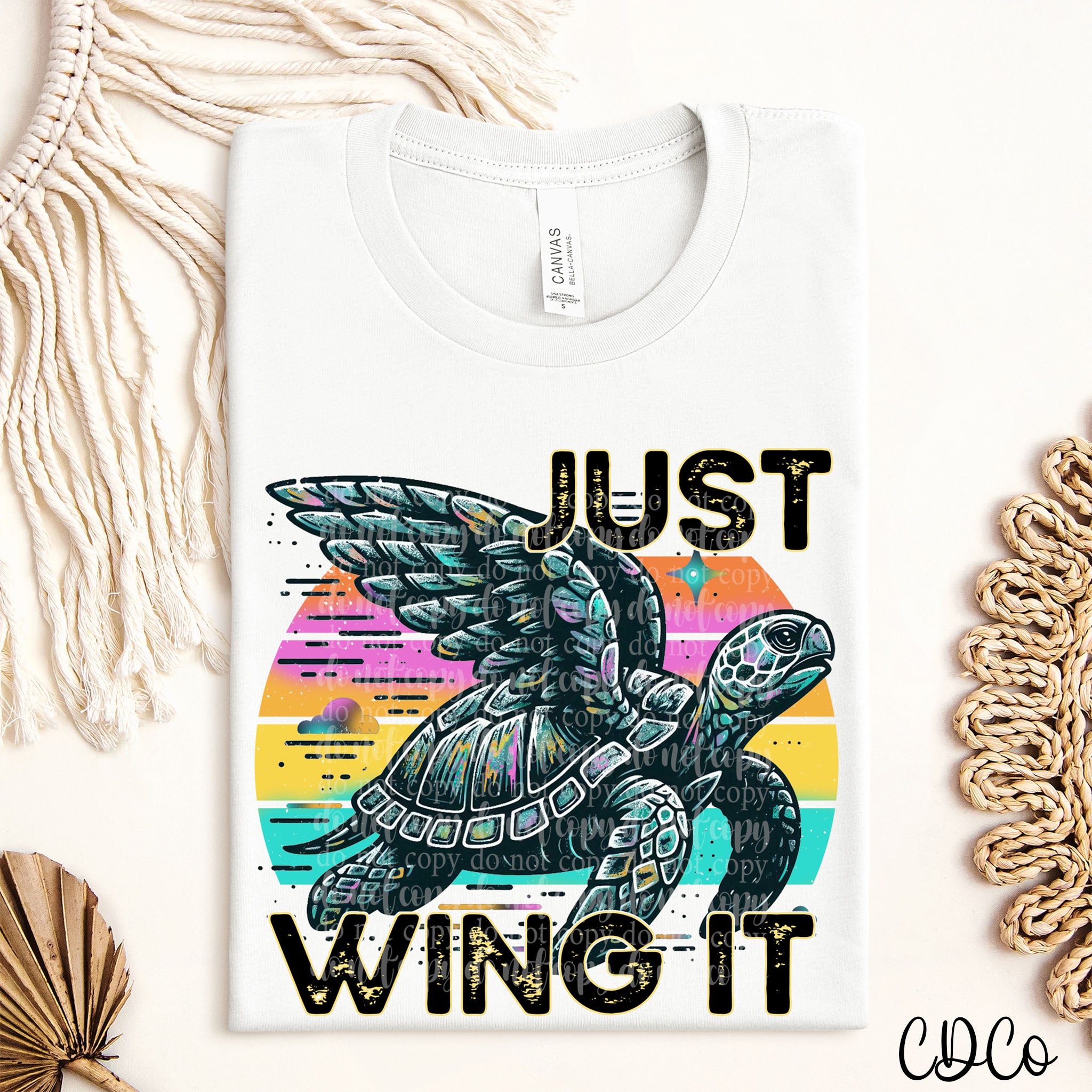 Just Wing It Turtle DTF
