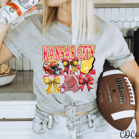 KC Bow Football 2491 DTF
