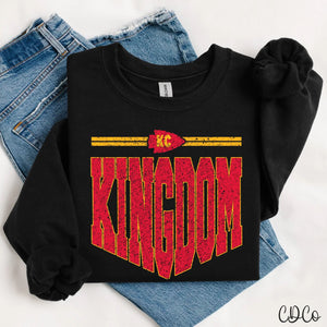 KC Kingdom Tall Grunge Yellow Red 3575 DTF