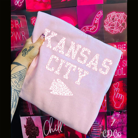 KC Pink Leopard Arrow 2517 DTF