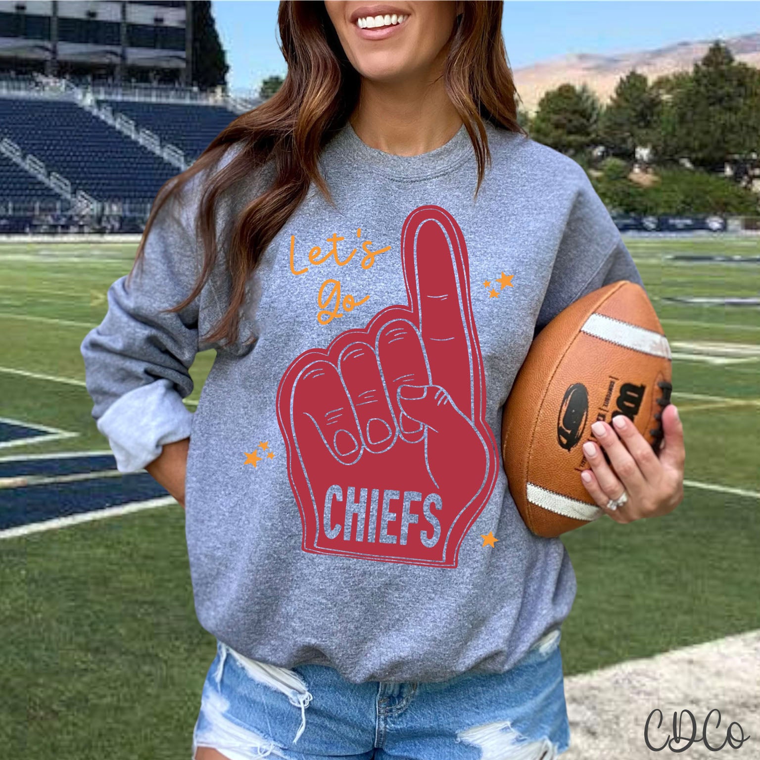 KC Lets Go Foam Finger 3587 DTF