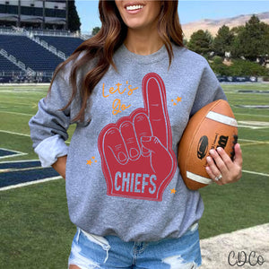 KC Lets Go Foam Finger 3587 DTF