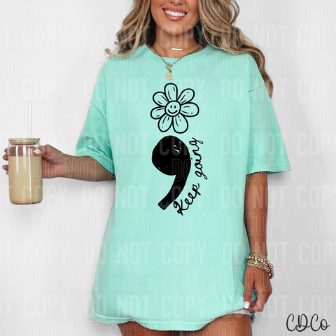 Keep Going Flower 6016 DTF