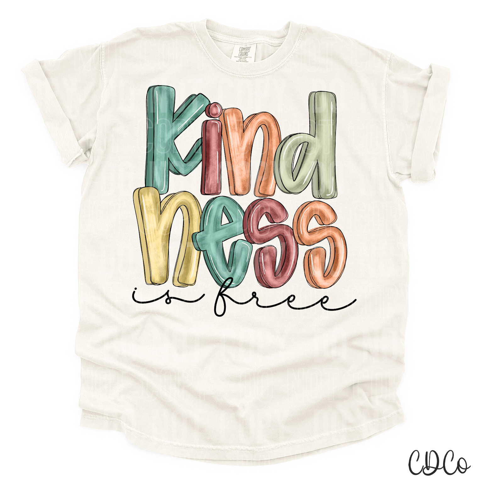 Kindness Is Free 3391 DTF