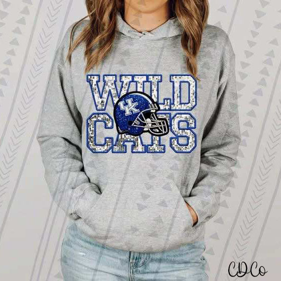 Faux Embroidery Sequin College 8/24 DTF