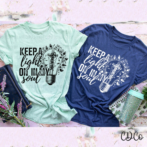 Keep a Light on in My Soul DTF