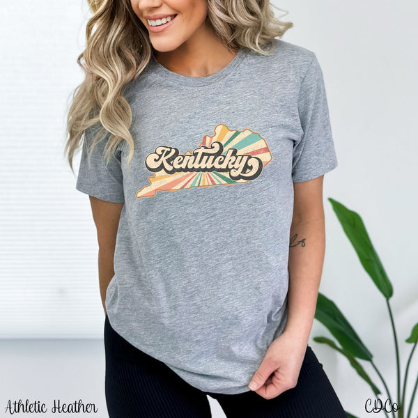 Vintage Retro Sunburst States (2 of 4) DTF