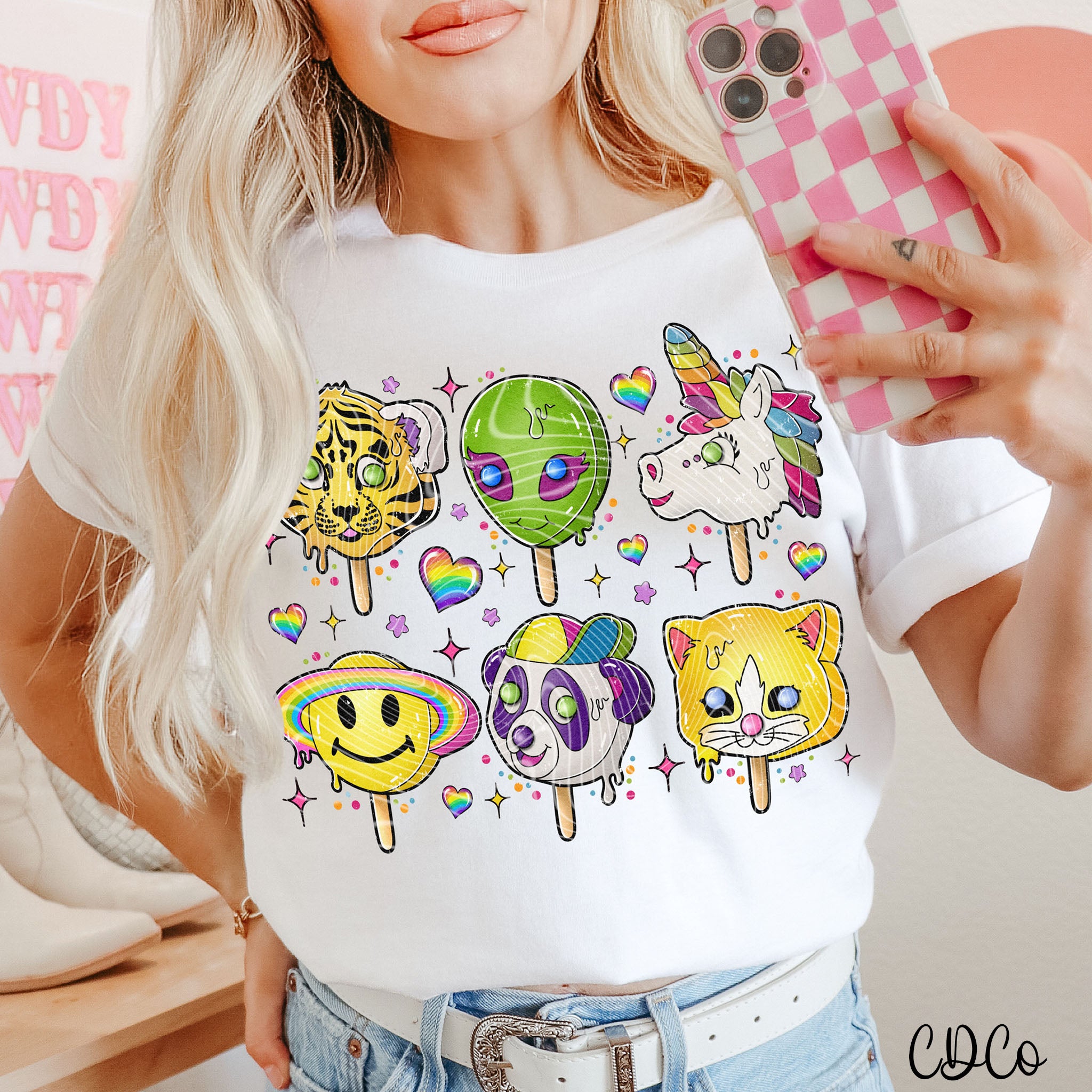LF Grid Ice Cream DTF
