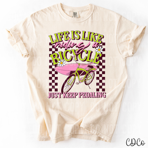 Life Is Like Riding a Bicycle 3759 DTF