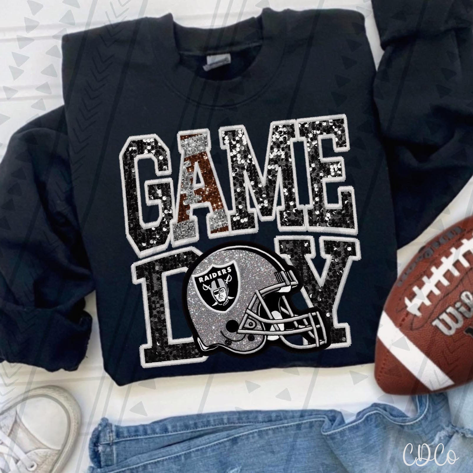 Game Day Faux Football Teams DTF 2 of 2