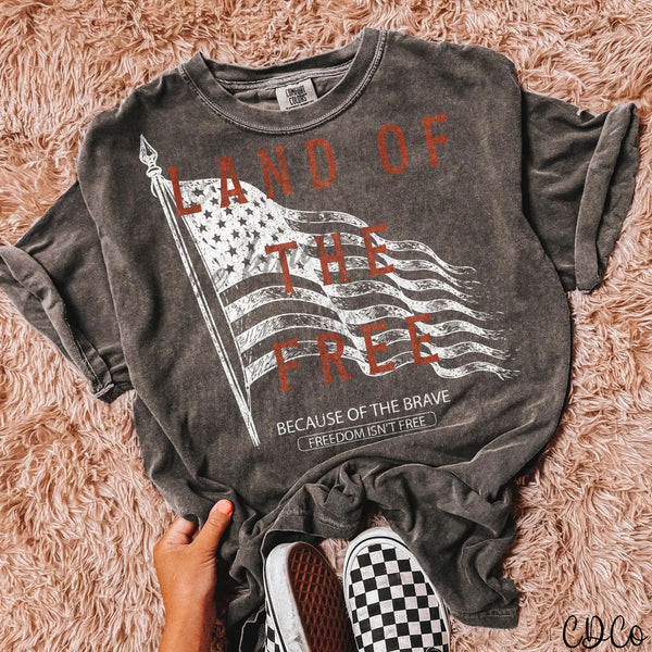 Land of the Free Flag (2 options) DTF - Chase Design Co.