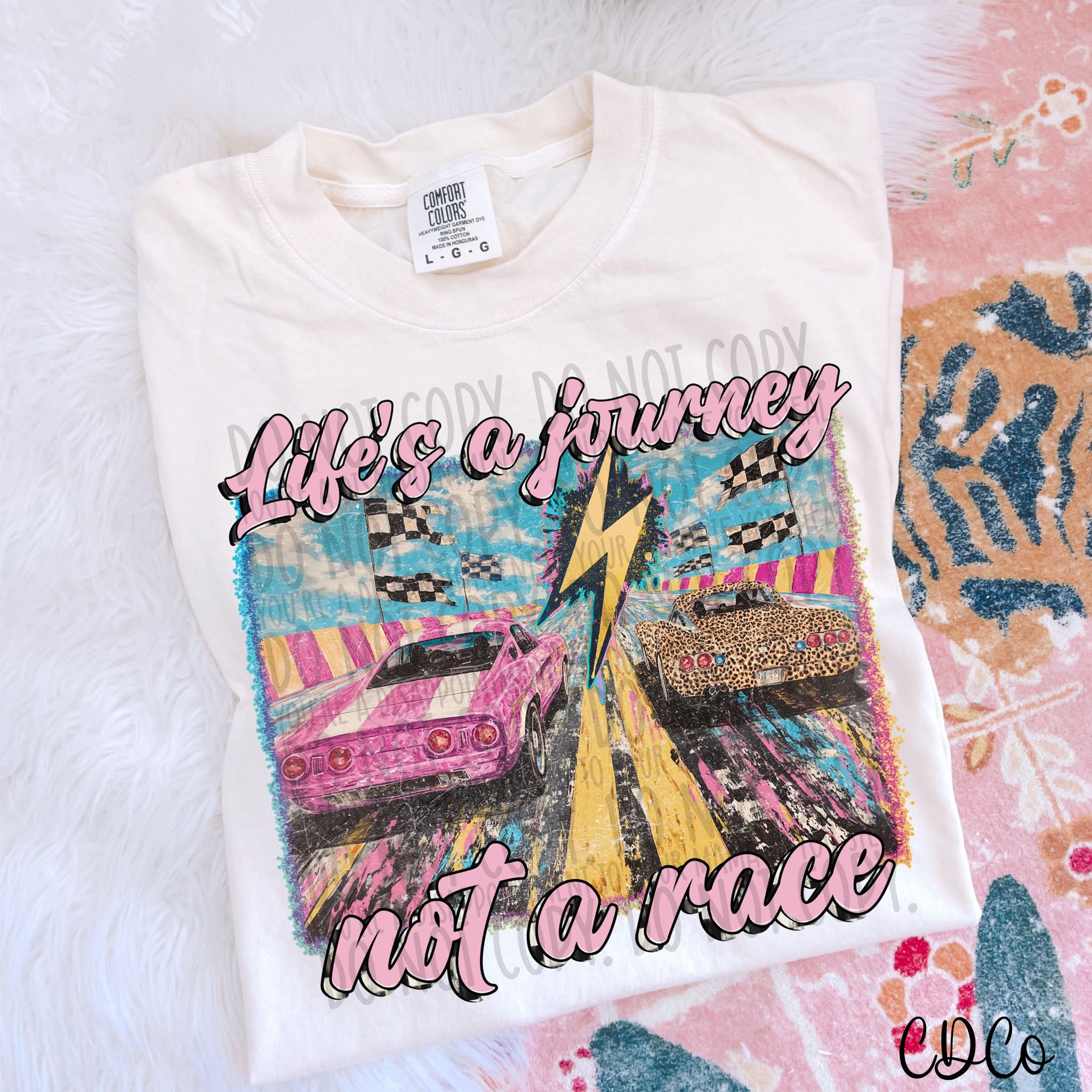 Life's a Journey Not a Race 5136 DTF