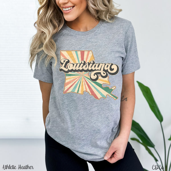 Vintage Retro Sunburst States (2 of 4) DTF