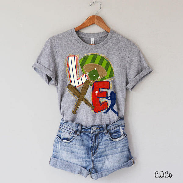 Love Baseball (2 options) DTF