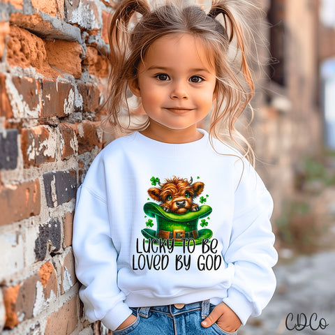 Lucky To Be Loved By God 3596 DTF