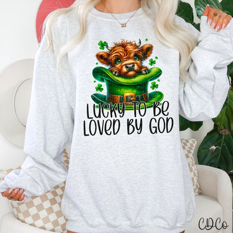 Lucky To Be Loved By God 3564 DTF