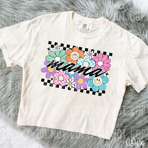 Mama Floral Checkered 6053 DTF