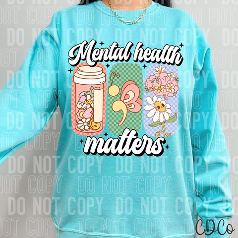 Mental Health Matters Block DTF