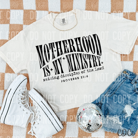 Motherhood Is My Ministry 3875 DTF