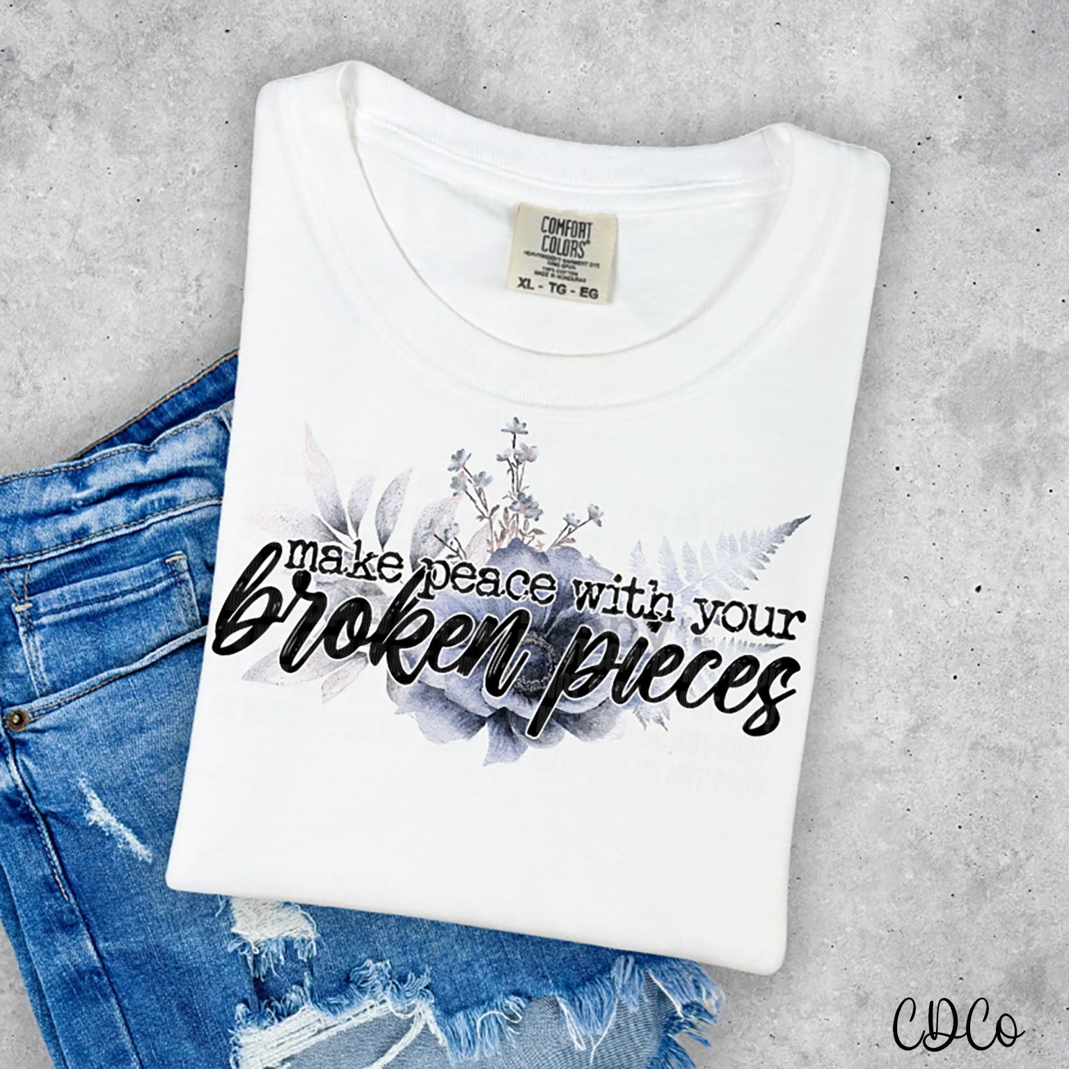 Make Peace With Your Broken Pieces DTF