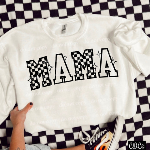 Mama Alt Checkered DTF