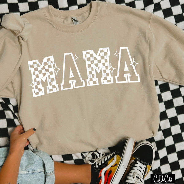 Mama Alt Checkered DTF